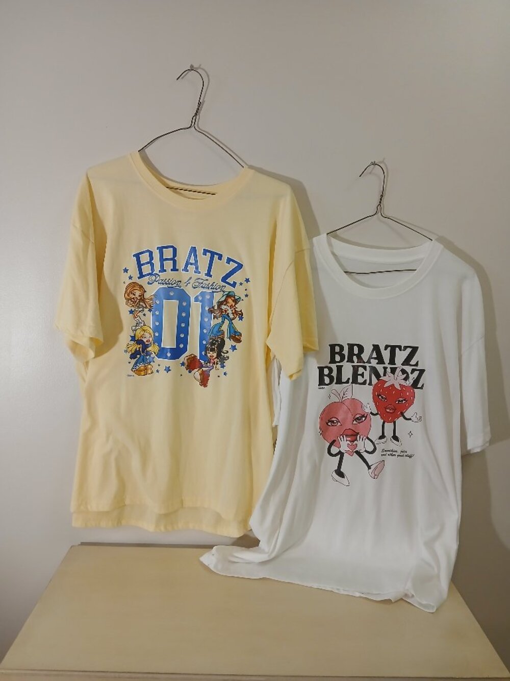 Like new 2 Bratz doll tees - size XL/XXL
